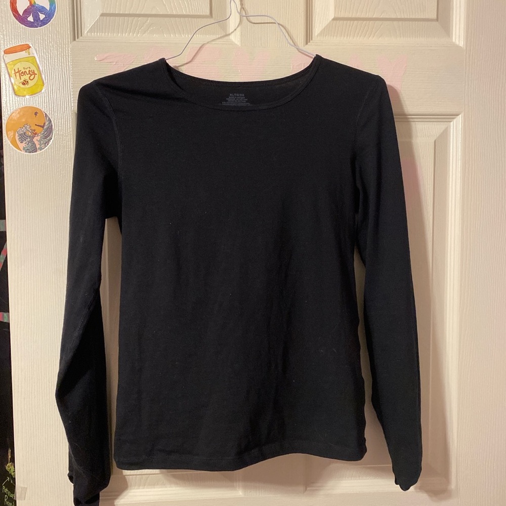 Black long sleeve shirt